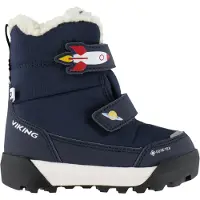 Viking Vintersko - Tex - Månen - Navy m. Rakett - - 28 - Vinterstøvler