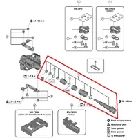 Shimano Left -3mm Pd-m9200 Xtr Ylap98040 Pedal Aksel