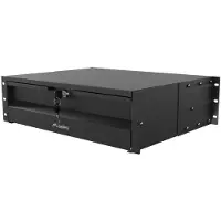 Lanberg AK-2003-B rackskuff 19 3U 483 x 360 mm, opptil 90 kg, svart