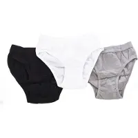 Dim Truser - 3-pack - Svart/Hvit/Grå - - 4-5 år (104-110) - Truser