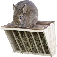 Kerbl Pet Høyhekk XL Nature - L 28 x B 20,5 x H 22 cm