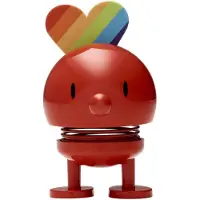 Hoptimist Baby Bumble - Rainbow - 7 cm - Rød - - OneSize - Pyntefigur