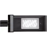 MAUL LED-skrivebordslampe MAULsolaris, sølv, høyde 64 cm