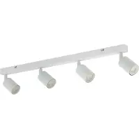 TK Lighting Downlight Top, hvit, 83 cm, 4 lyskilder, metall, GU10