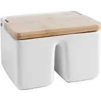 Ibili Doble Ceramic Bamboo Saltrister