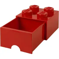 LEGO BRICK DRAWER 4 - RED