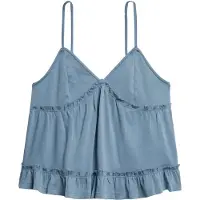 Superdry Tiered Jersey Cami Ermeløs Bluse