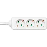 Deltaco GT-0302 Power Strip - 5 m