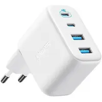 Anker Zolo 50W vegglader - 2x USB-C, 2x USB-A - hvit