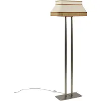 Market Set Gulvlampe Square, krem, tekstil, E27