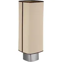 Market Set Gulvlampe Dolce, kalksteinbeige, lin, E27