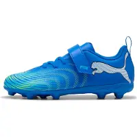 Puma FUTURE 9 PLAY FG/AG Football Boots Kids, Shoes, Ultra Blue/White/Luminous Blue, 26
