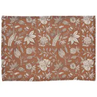 Home Styling Collection bordbrikke i bomull med blomster, 45 x 30 cm