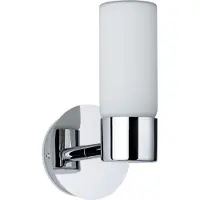 Paulmann Eleon vegglampe IP44 krom/opal 1 lyskilde