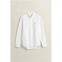 Gant for man. 3000202 Slim Fit Oxford Shirt white (S), Casual, Cotton, Classic, Long sleeve