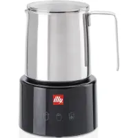 Illy 23760 melkeskummer 250 ml varm og kald, rustfritt stål/svart