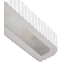 LINDBY vegglampe Ravelle, hvit, bredde 36 cm, 2 x E14, gips