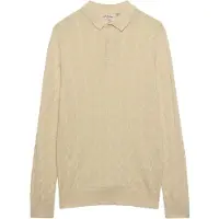 Superdry Knitted Cable Langermet Poloskjorte