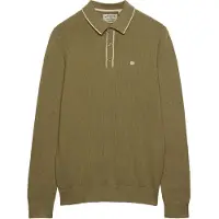 Superdry Knitted Tipped Langermet Poloskjorte