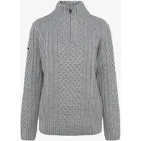 Superdry Jacob Cable Knit Genser Med Halv Glidelås