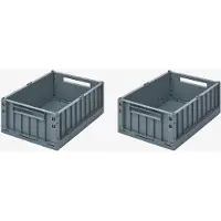 Liewood Sammenleggbare bokser - 36x25x13,5 cm - Medium+ - 2-pack - - OneSize - Sammenleggbar boks