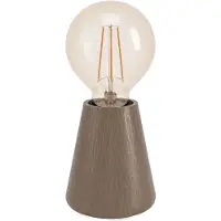 Eglo ASBY bordlampe H100 E27 mørkt tre FSC