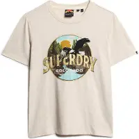 Superdry Travel Souvenir Relaxed Kortarmet T-skjorte