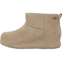 Ugg for woman. 1180412 Classic Mini Enwrap beige Leather Ankle Boots (41), Flat, None, Casual