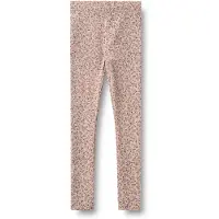 Wheat Leggings - Ull - Agi - Pale Lilac Blomster - - 10 år (140) - Leggings