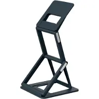 Leitz Ergo 2-i-1 hev-/senk laptopstativ for skrivebord, PC-stativ, Mørkegrå, Akrylonitril-butadien-styren (ABS), Gummi, 22,9 cm (9), 43,2 cm (17), 3,5 kg