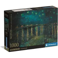 Clementoni Stjernenatt Over Rhône Van Gogh Puslespill 1000 Stykker