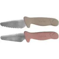 Filibabba Knivsett For barna - 2-pack - Warm Grey/Rose - - OneSize - Bestikk