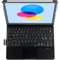 Next Concept XCEED CoverKey - Tastatur og folioveske - med styrepute - trådløs - Bluetooth - QWERTY - Nordisk (dansk/finsk/norsk/svensk) - svart