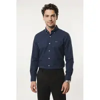 Gant Slim Pinpoint Oxford Skjorte Med Lange Ermer