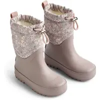 Wheat Termostøvler - Drizzle - Dry Rose Blomster - - 22 - Gummistøvler