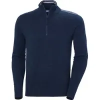 Helly Hansen for man. 54647 Afton navy blue half-zip sweater (M), Casual, Wool