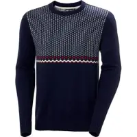 Helly Hansen for man. 54645 Navy blue Afton sweater (L), Casual, Wool