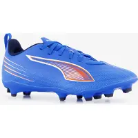 Puma ULTRA 6 PLAY FG/AG Football Boots Youth, Shoes, Ultra Blue/White/Glowing Red, 34