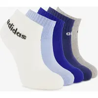 Adidas Sokker - 5-pack - Lin Ank - Dkblue/Royblu/Gl - - 34/36 - Sokker