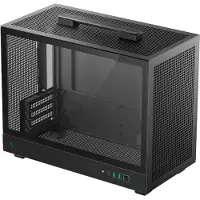 DeepCool CH160 PLUS PC-kabinett Micro-ATX/Mini-ITX, herdet glass, svart