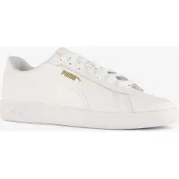 Puma Smash 3.0 Sneakers, Shoes, White/Gold, 36