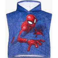 Spider-man Badeponcho - Spiderman - 100% bomull håndklær til barn - 50x100 cm-