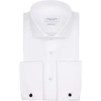 Profuomo Skjorte Cutaway Dobbel Mansjett Off White Hvit Off-white Størrelse
