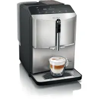 Siemens EQ.300 TF303E07 - Automatisk kaffemaskin med melkeskummer - 15 bar - inox sølvmetallisk/svart