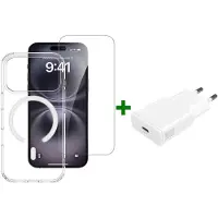 4smarts 3-i-1 Premium-startpakke for Apple iPhone 18 Pro / 17 Pro MagSafe, gjennomsiktig