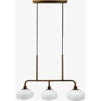 Dyberg Larsen Pendellampe Ossett, bronsefarget, lengde 80 cm
