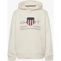 Gant Kids Archive Shield Hettegenser Ungdom Hvit (10/11Y)
