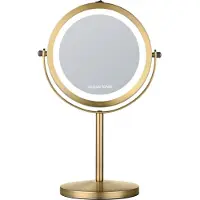 Gillian Jones Table Mirror with LED Light & x10 Magnification