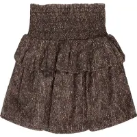 Minymo Skjørt - Dobby - Plum Trøffel - - 9 år (134) - Skjørt