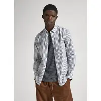 Pepe Jeans for man. PM308503 Pigdon grey shirt (L), Casual, Cotton, Long sleeve